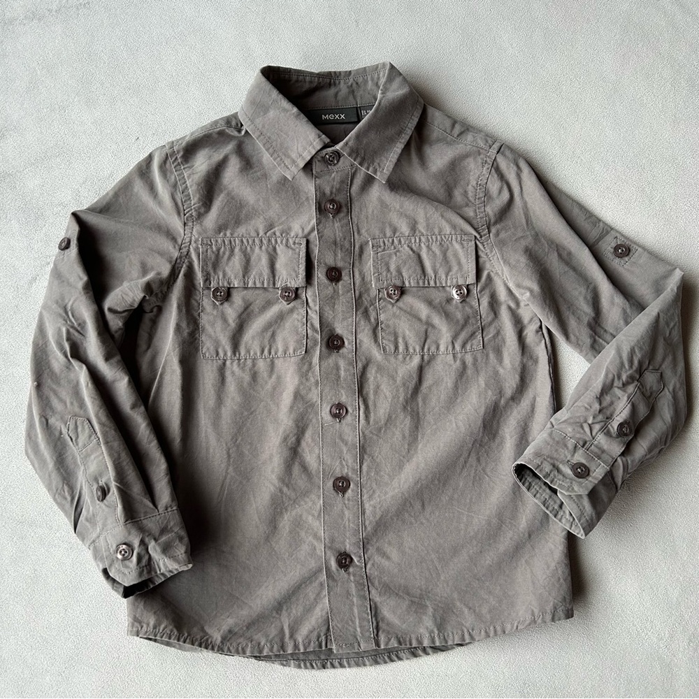 Mexx ~ Button Up Long Sleeve Shirt ~ Boys Size 5-6